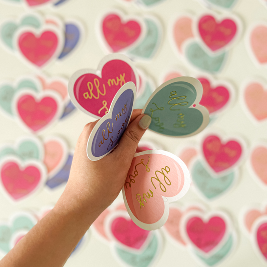 All My Love Gift Tags (set of 4)